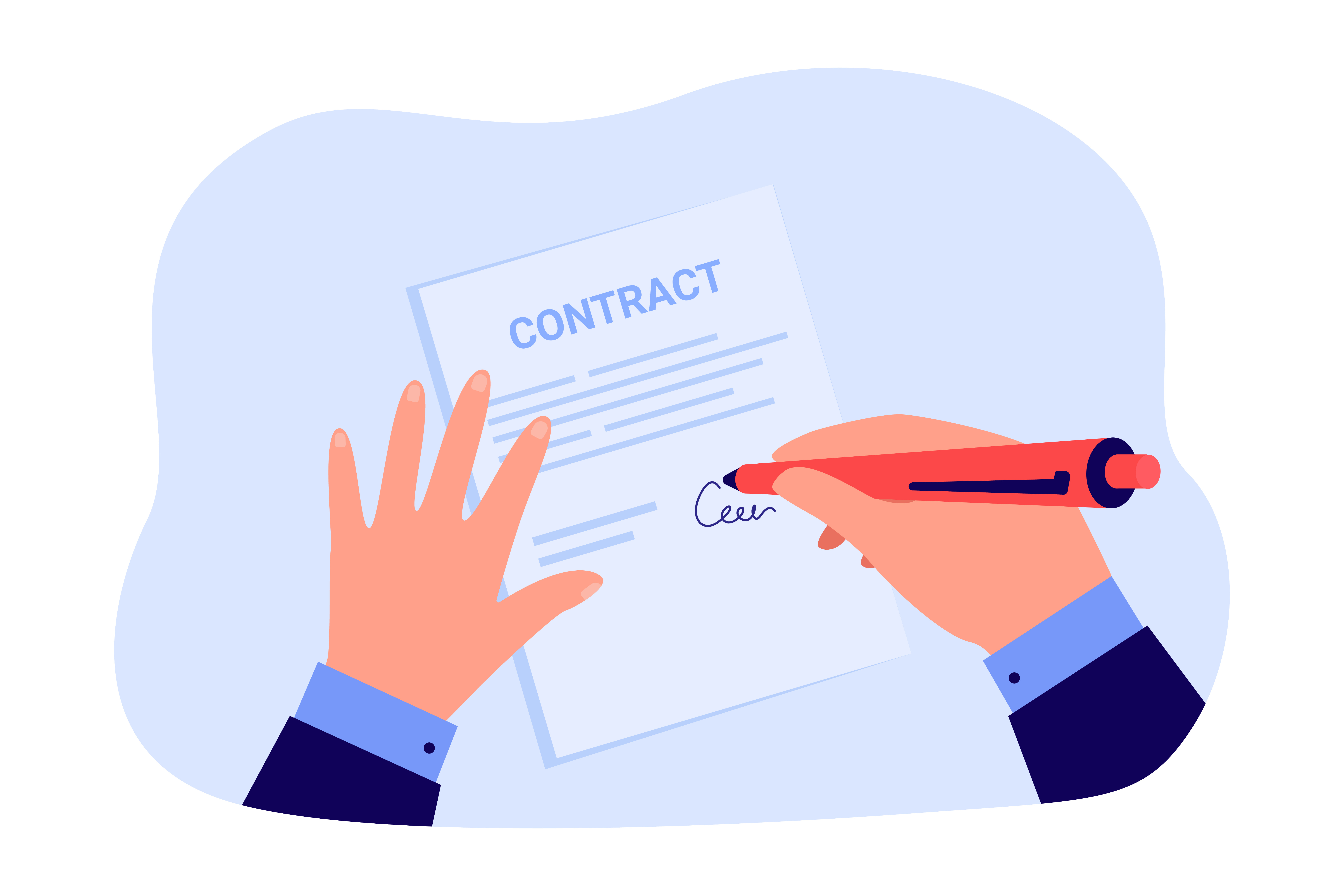 Contract tracking software